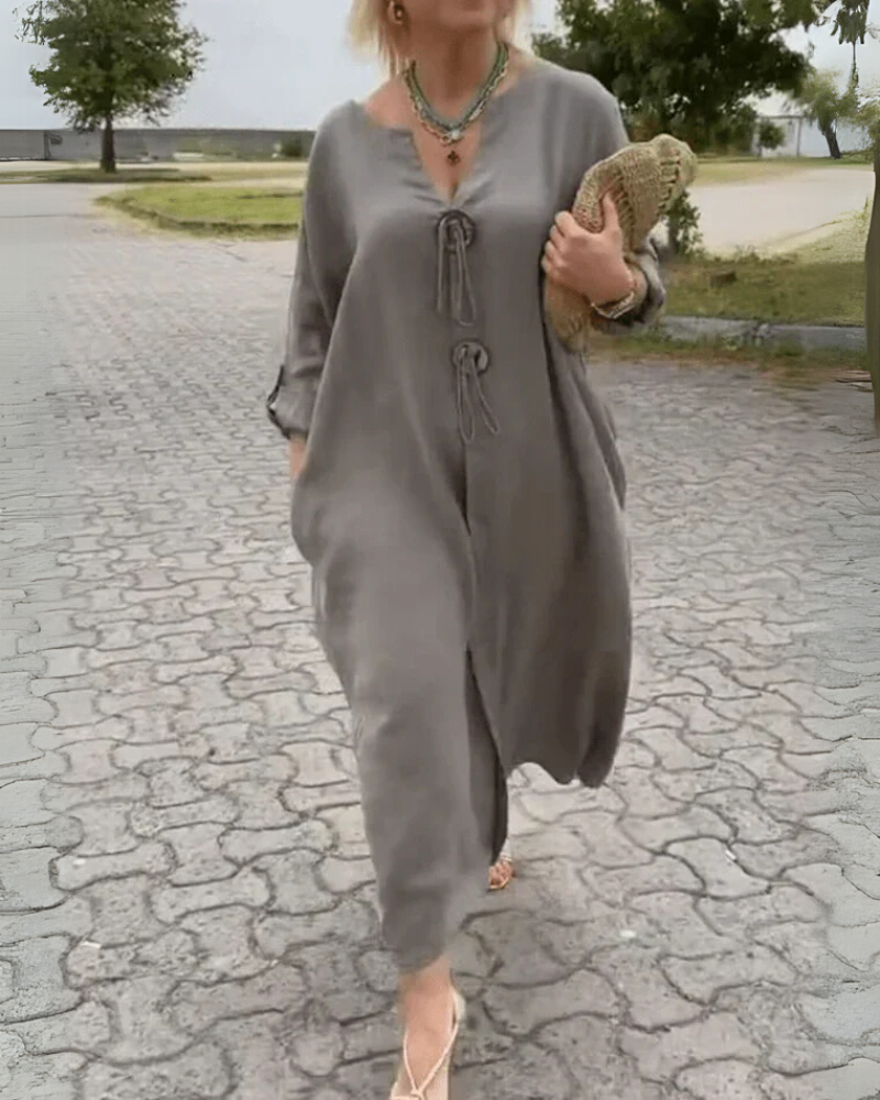 Faye – Relaxed Boho Midi Dress
