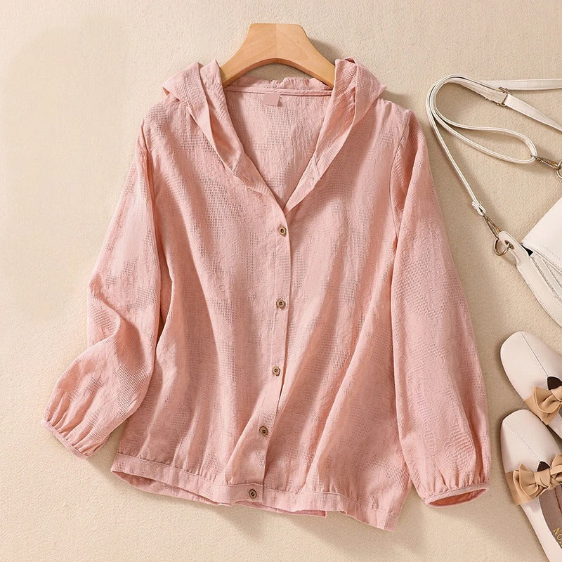 Miri | Linen Hoodie