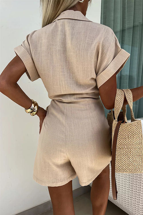 Evy | Elegant Linen Wrap Dress