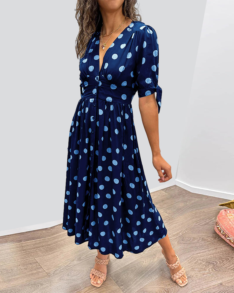 Monique - Elegant Midi Dress