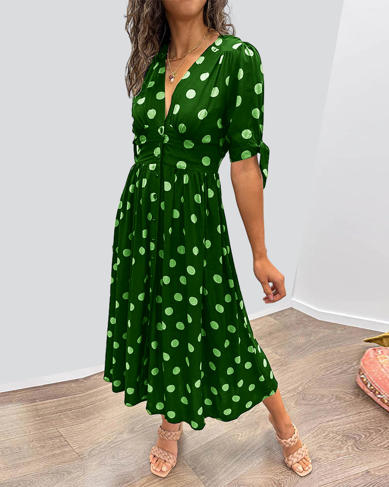 Monique - Elegant Midi Dress