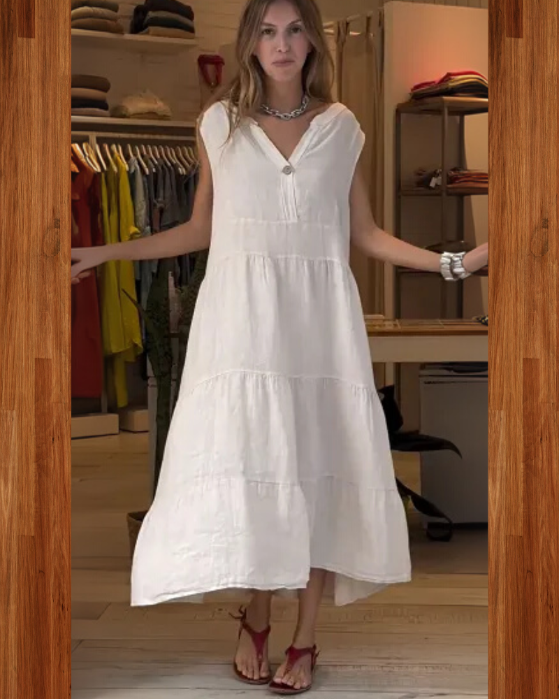 Elowen - Sleeveless Linen Dress