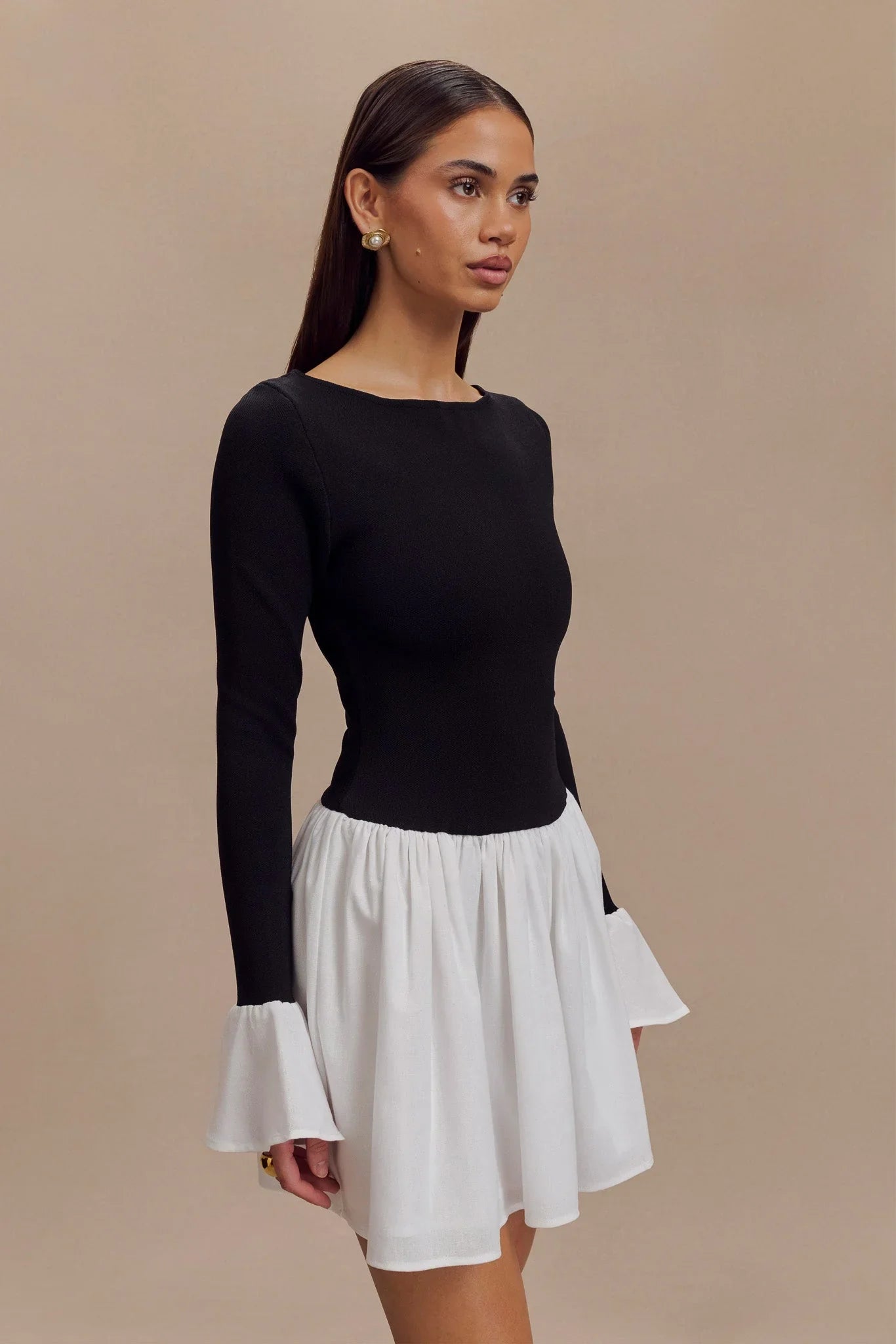 Giulia Off-Shoulder Pullover Dress