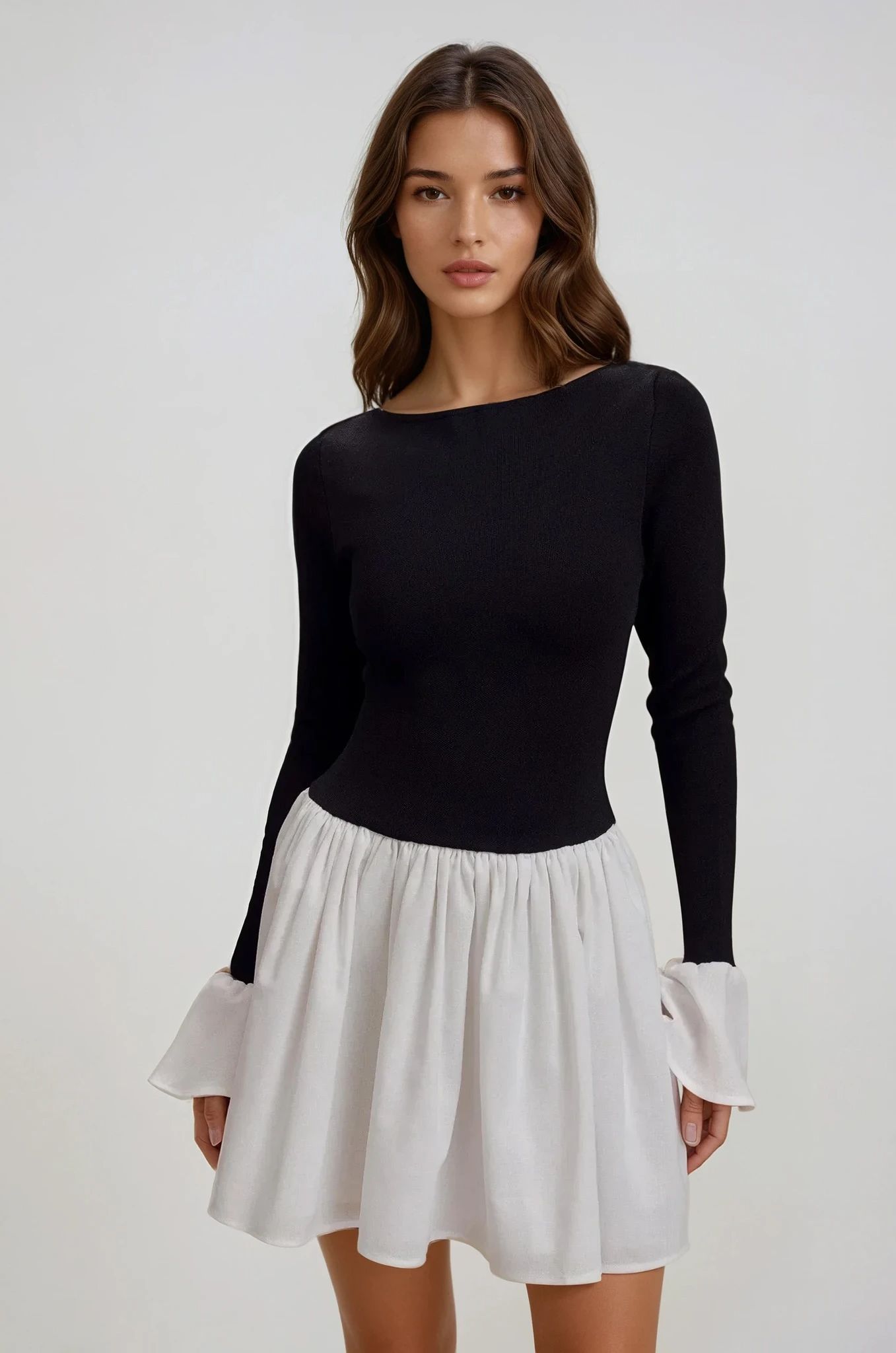 Giulia Off-Shoulder Pullover Dress