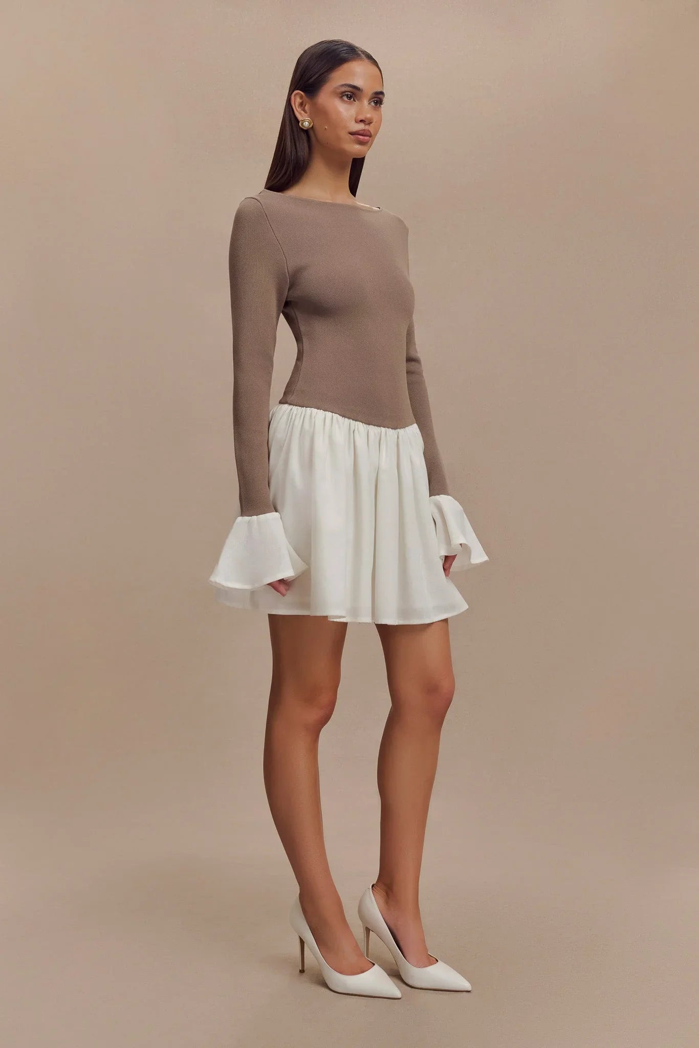 Giulia Off-Shoulder Pullover Dress