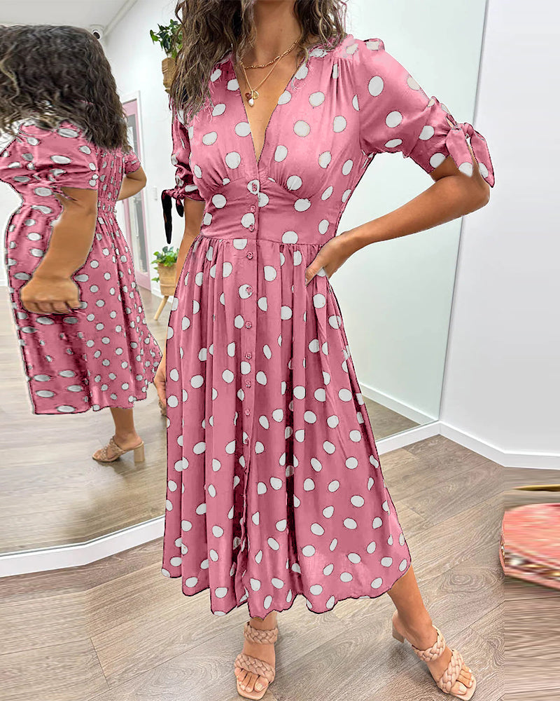 Monique - Elegant Midi Dress