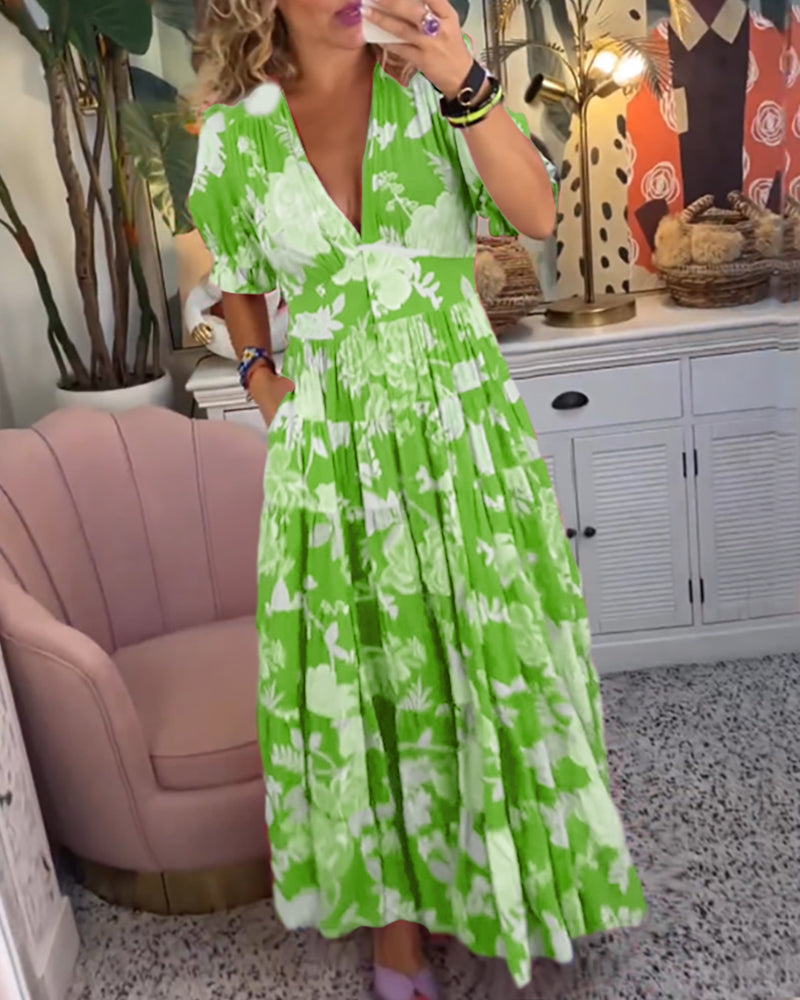 Tessa - floral print dress with pockets