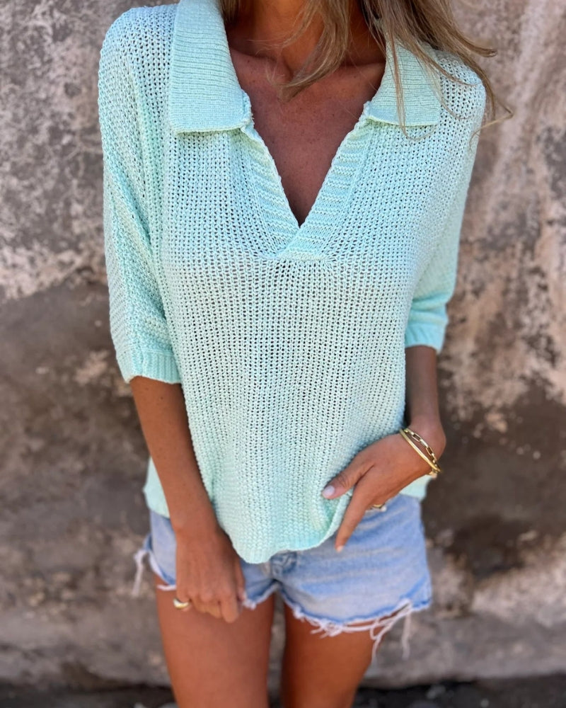Lynn - Boho Knit Top