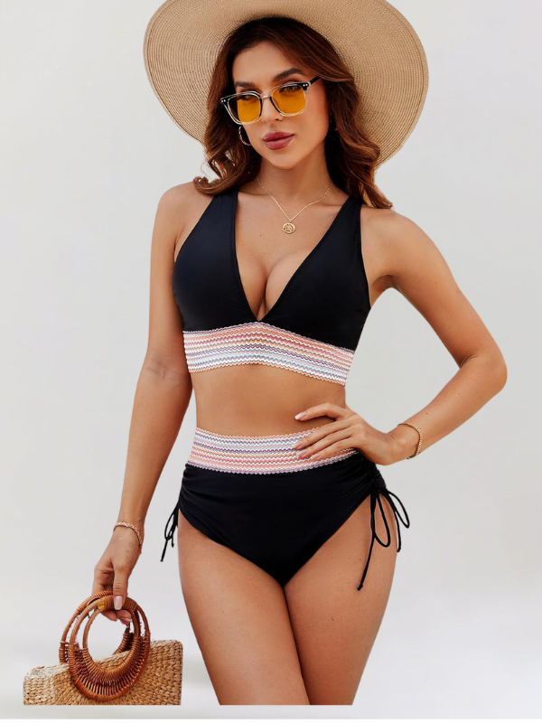 Evelyn - High-Waisted Bikini Set with Tummy Control