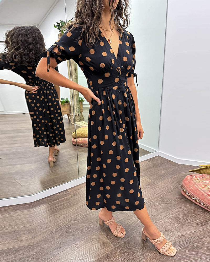Monique - Elegant Midi Dress
