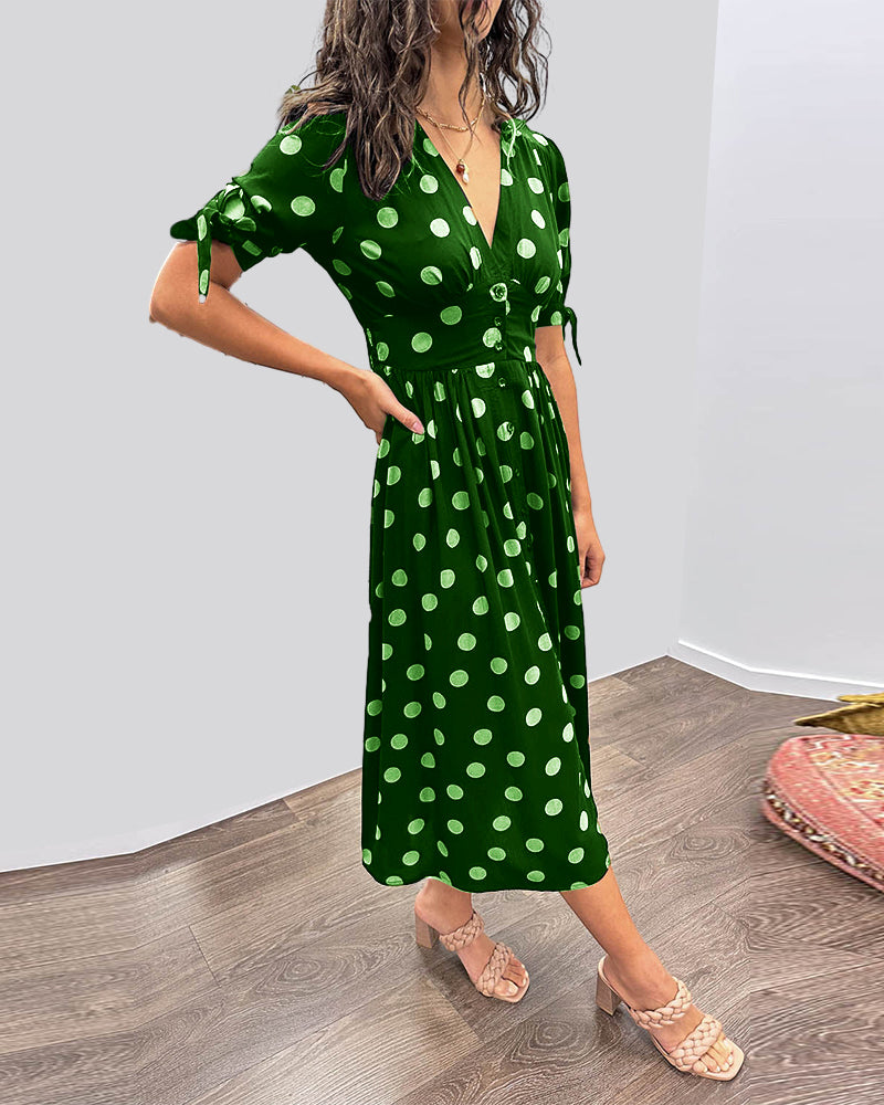 Monique - Elegant Midi Dress