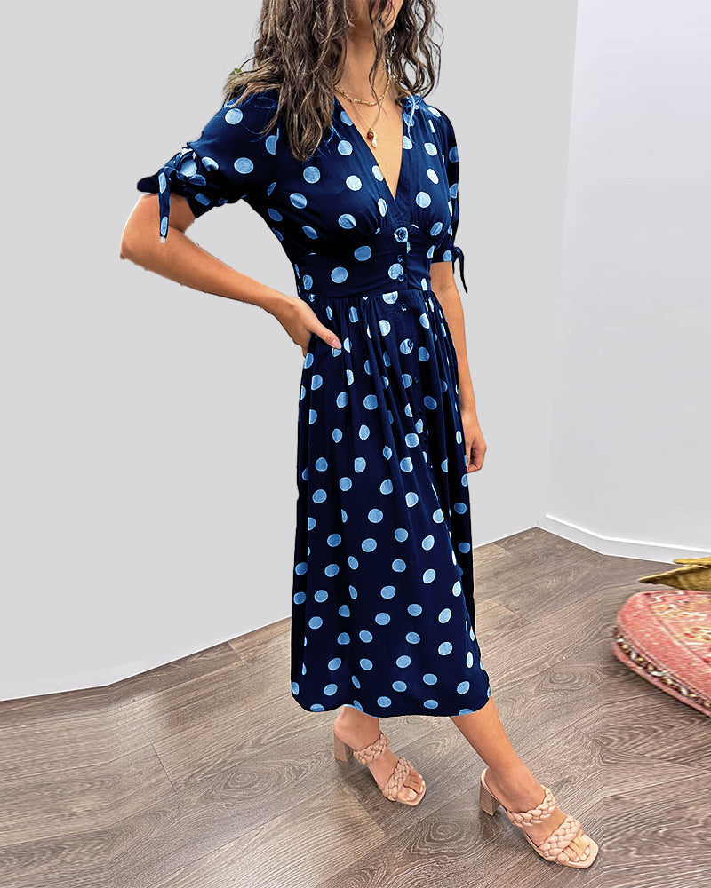 Monique - Elegant Midi Dress