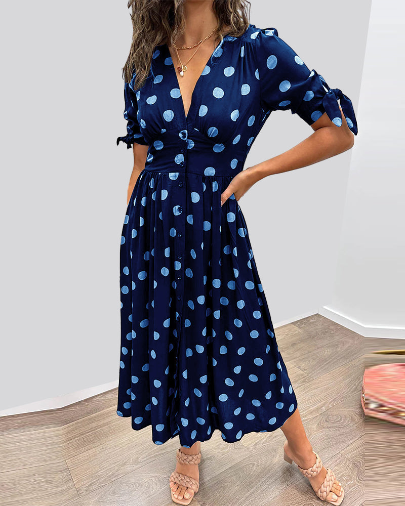 Monique - Elegant Midi Dress