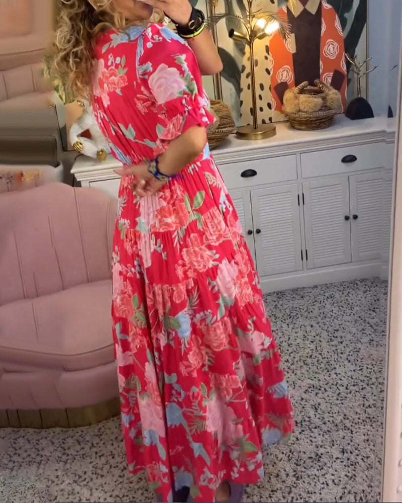 Tessa - floral print dress with pockets
