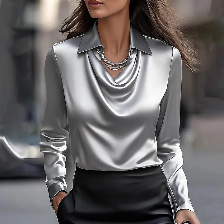 Carmen | Elegant Satin Blouse