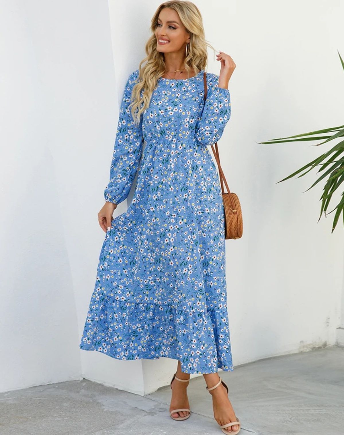 Julia | Long Sleeve Floral Dress