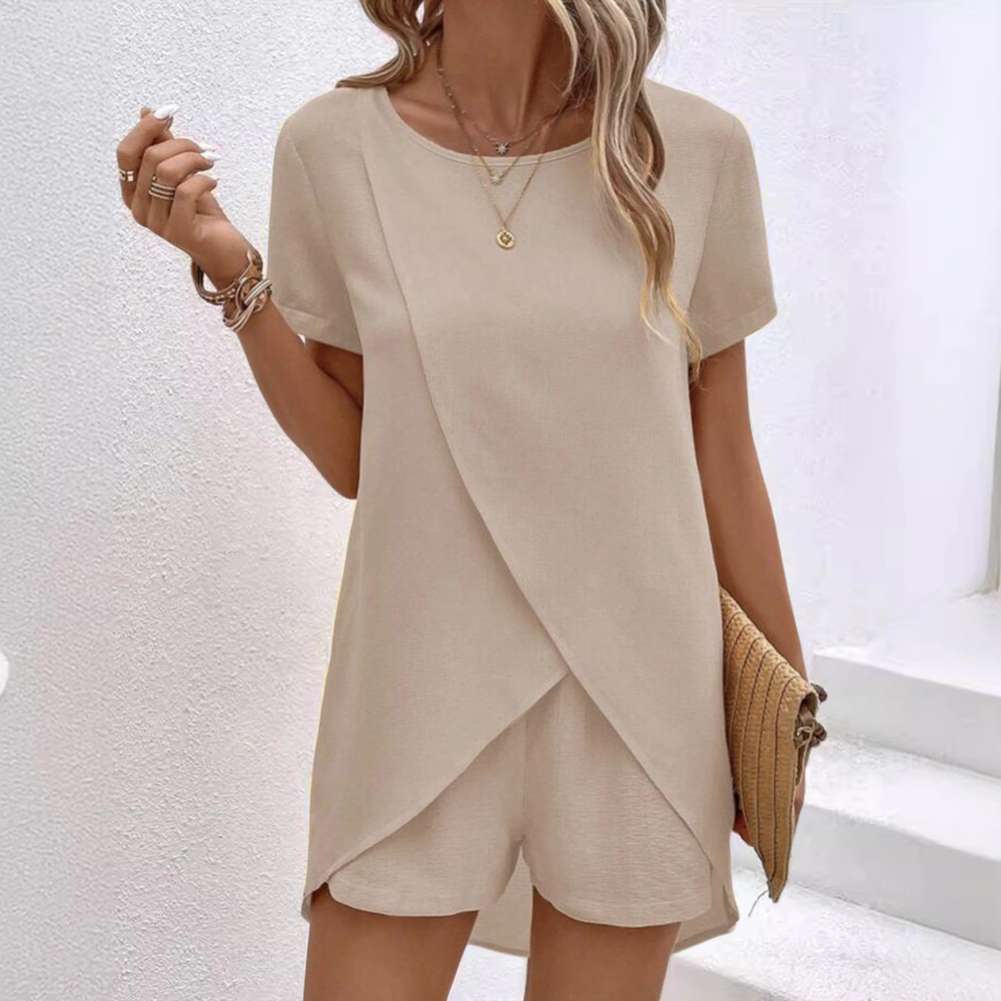 Valerie - Elegant Summer Co-ord Lounge Set