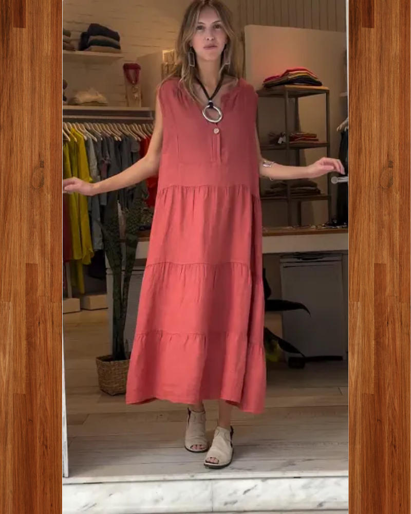 Elowen - Sleeveless Linen Dress