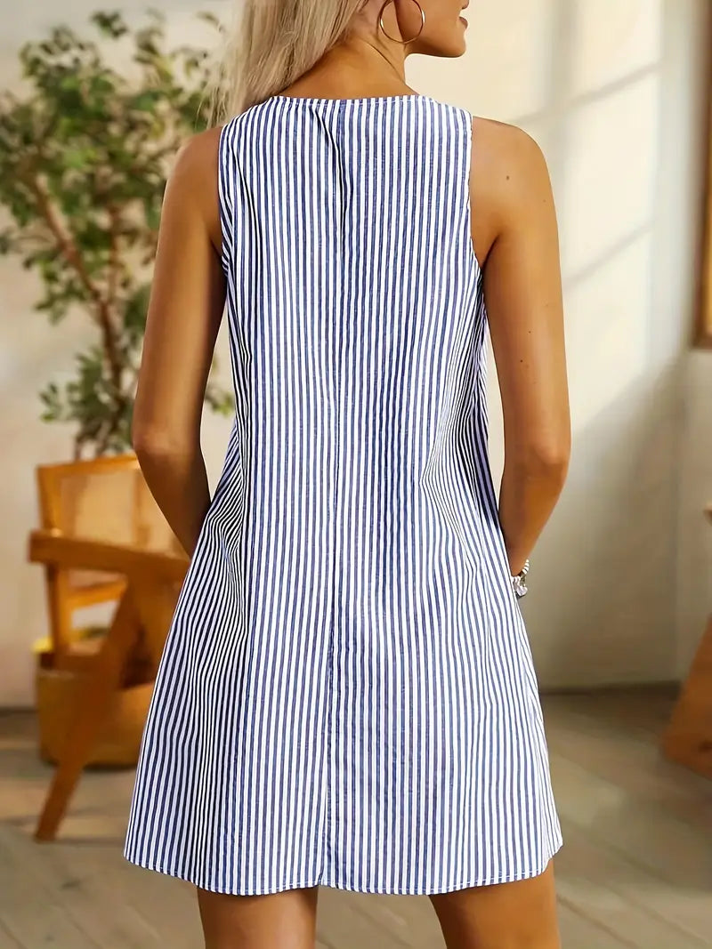 Frea - Timeless Striped Mini Dress