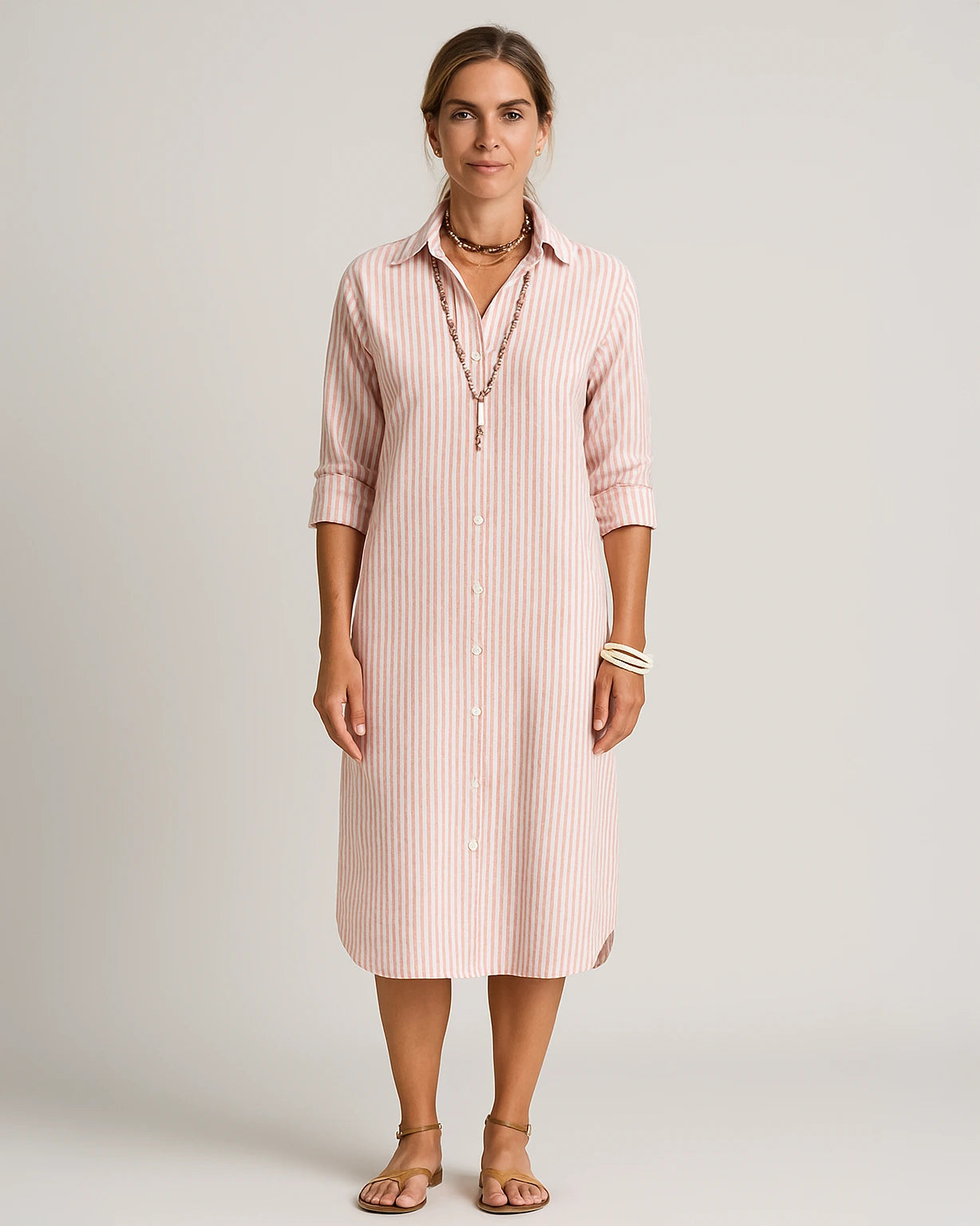 Delphine | Light Elegance with Stripes