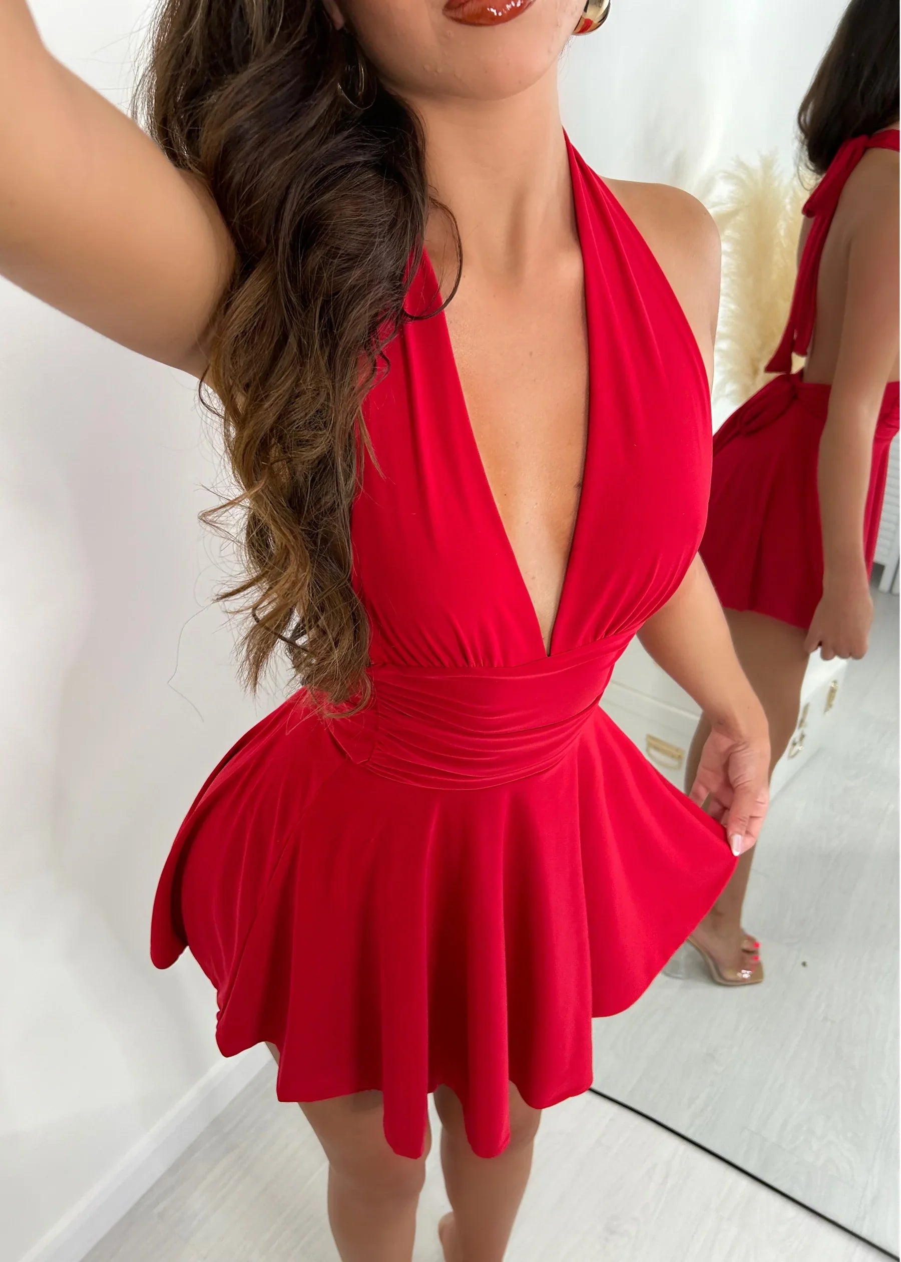 Segreta – Halter Neck Mini Dress
