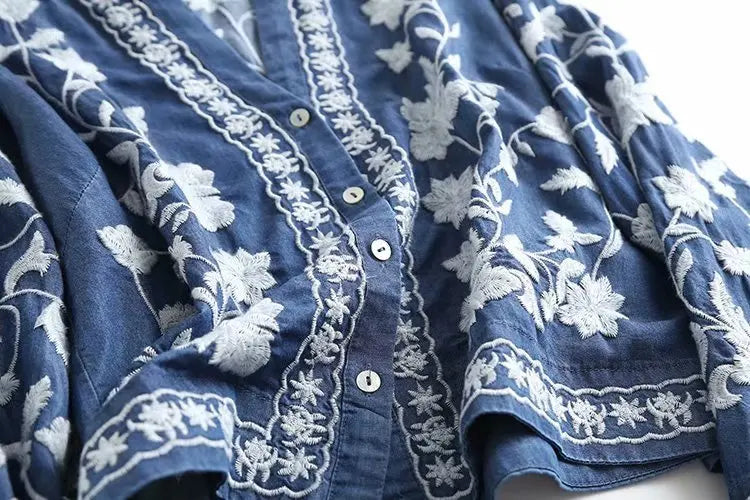 Boho | Denim Bloom