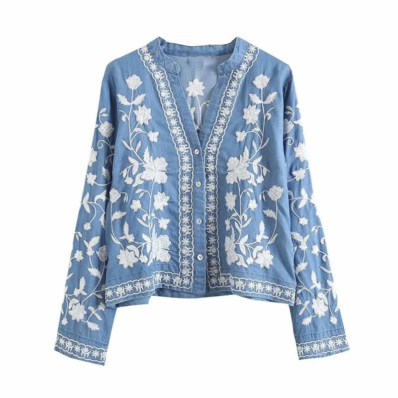 Boho | Denim Bloom