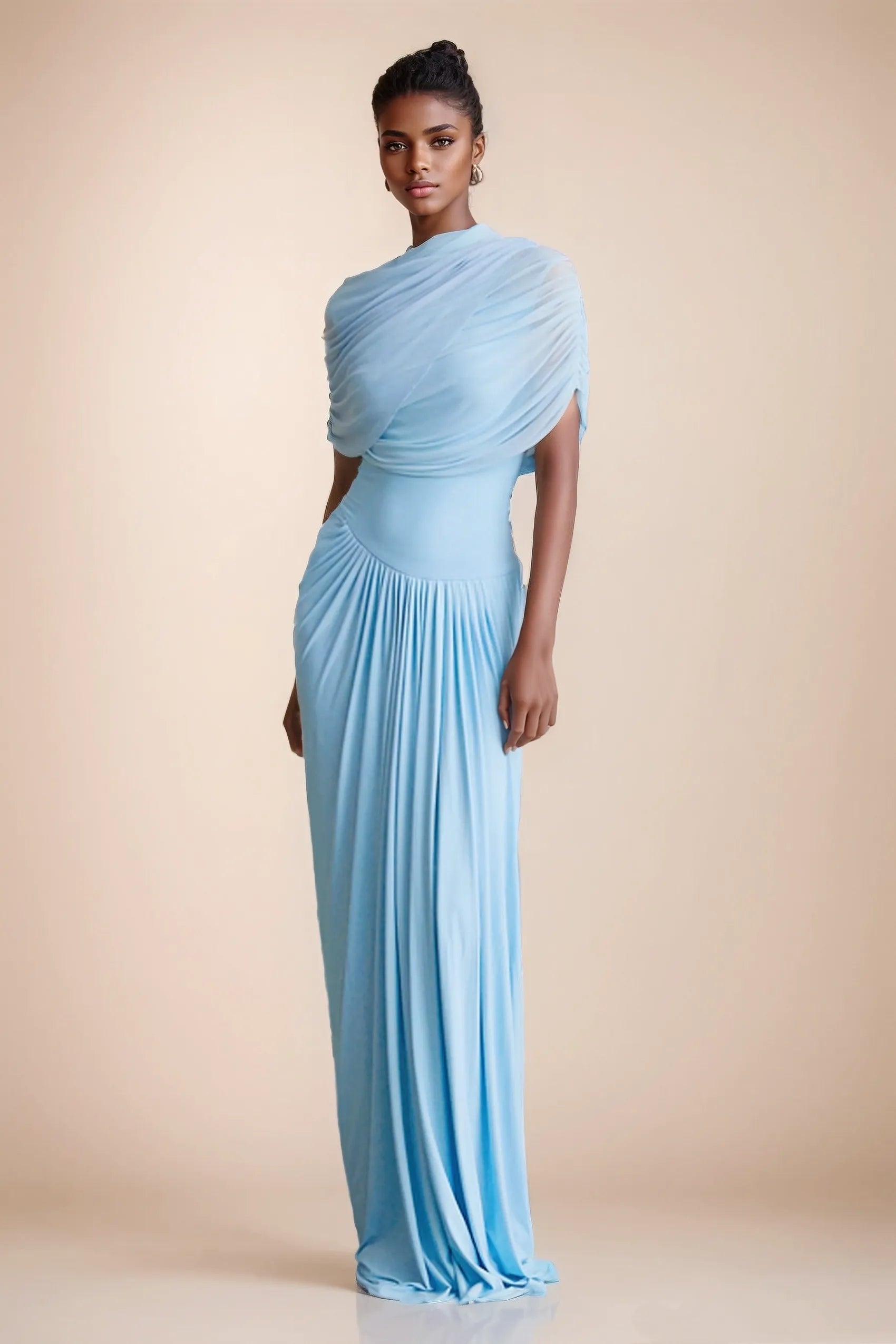 ARDEN - Pleated Midi Dress