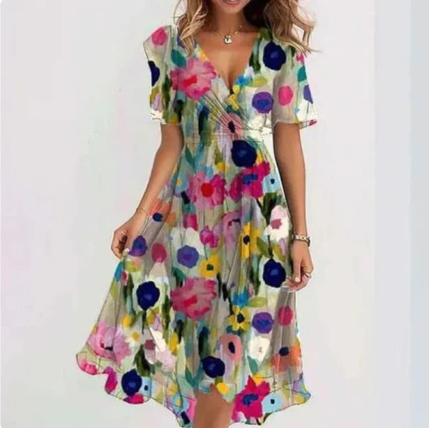 Elianne | Casual Boho Gradient Dress