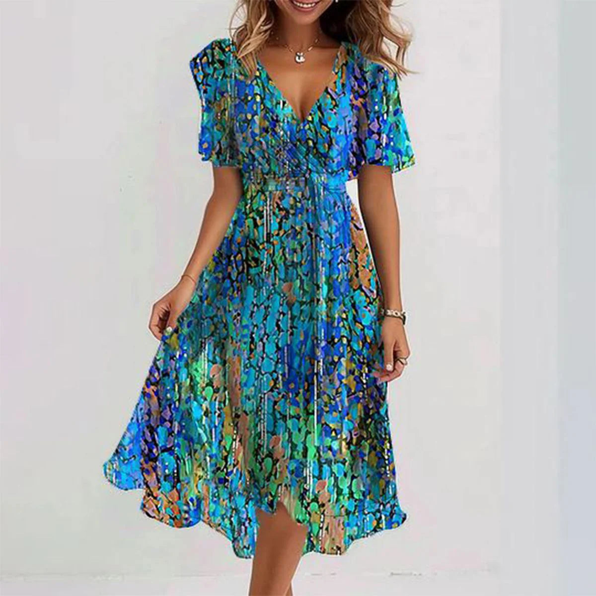 Elianne | Casual Boho Gradient Dress