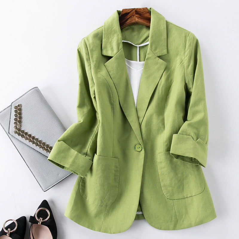 Julia | Linen Blazer