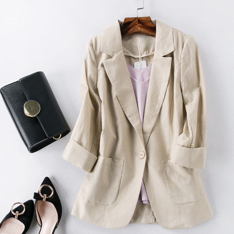 Julia | Linen Blazer