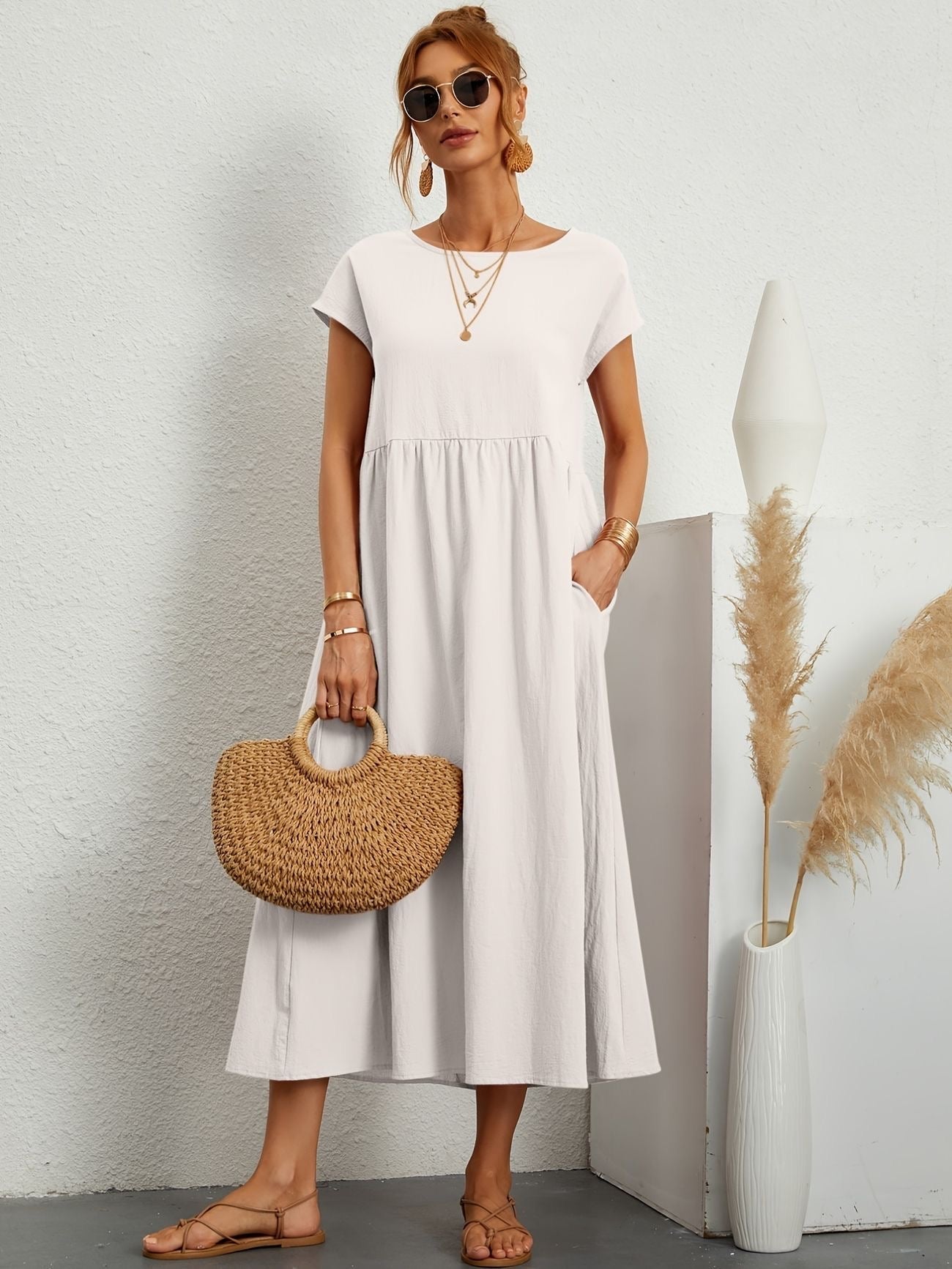 Kalena | Luxe Airy Spring Dress