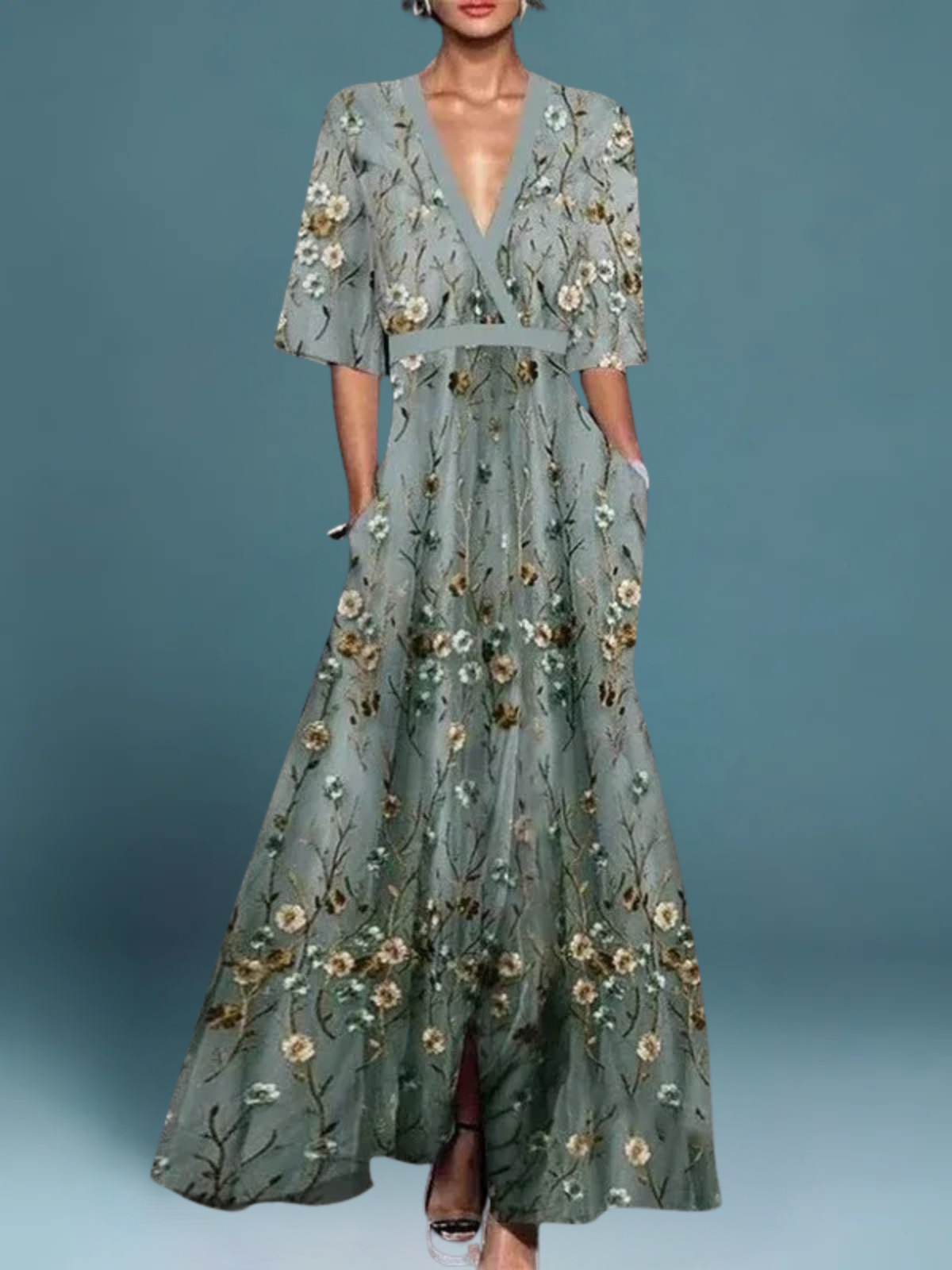 Maysa | Elegant Floral Dress