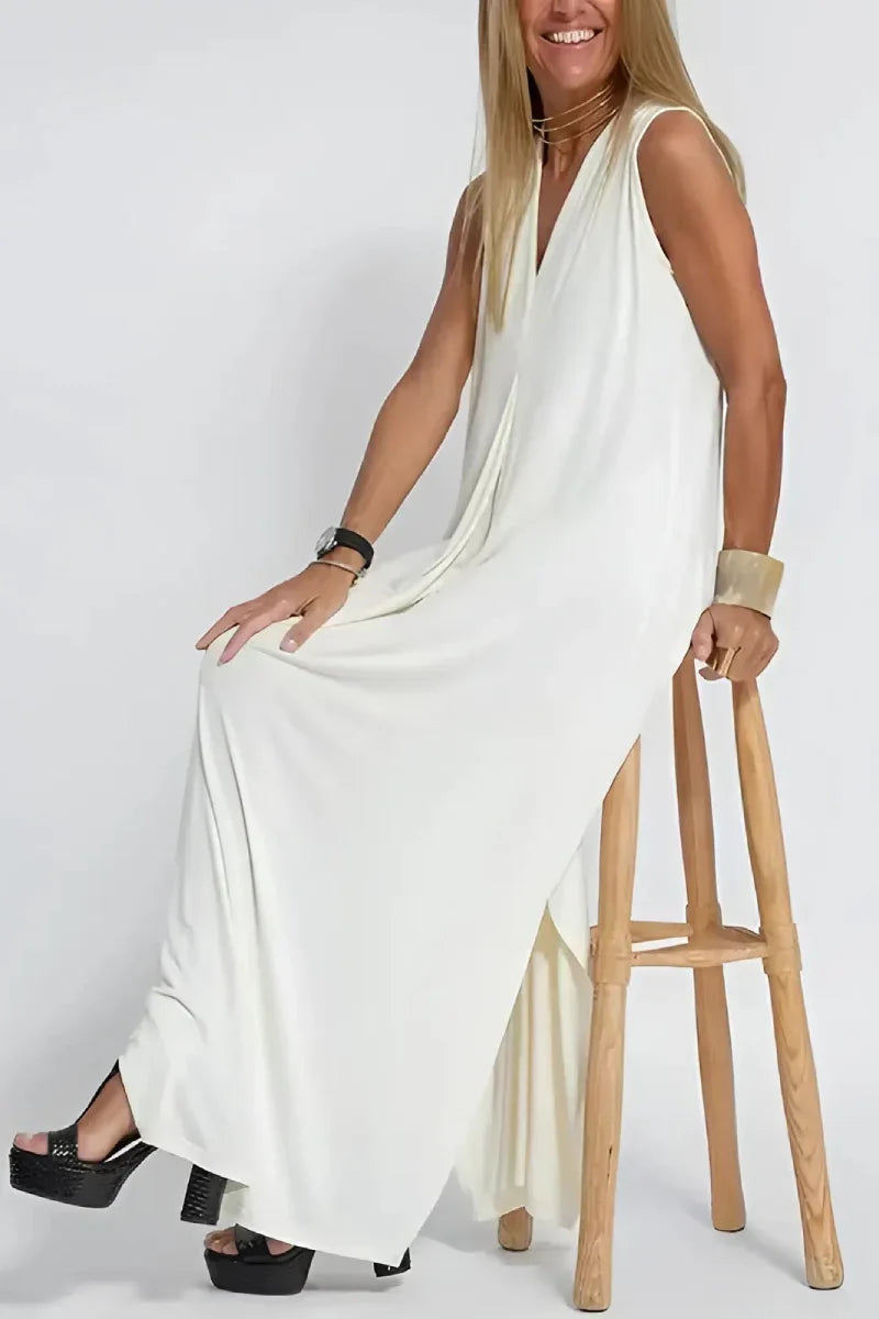 Serena - Elegant long dress + matching cardigan FREE