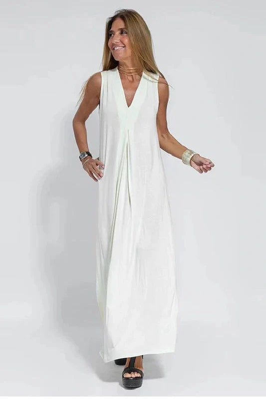 Serena - Elegant long dress + matching cardigan FREE