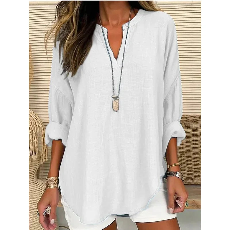 Mara – Breezy V-Neck Top