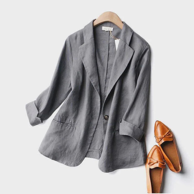 Alena | Linen Blazer