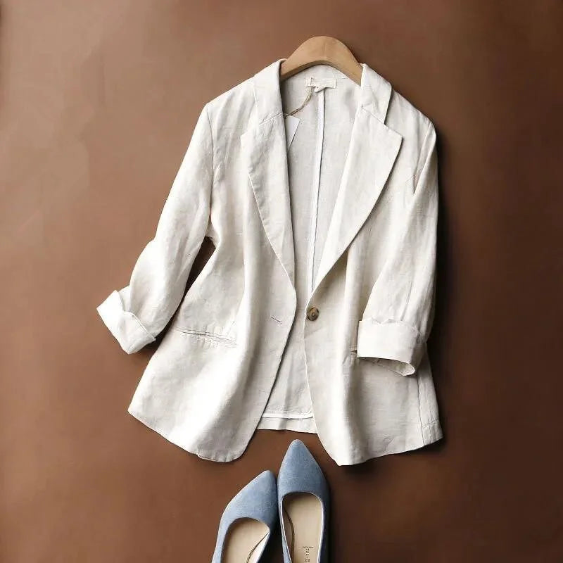 Alena | Linen Blazer