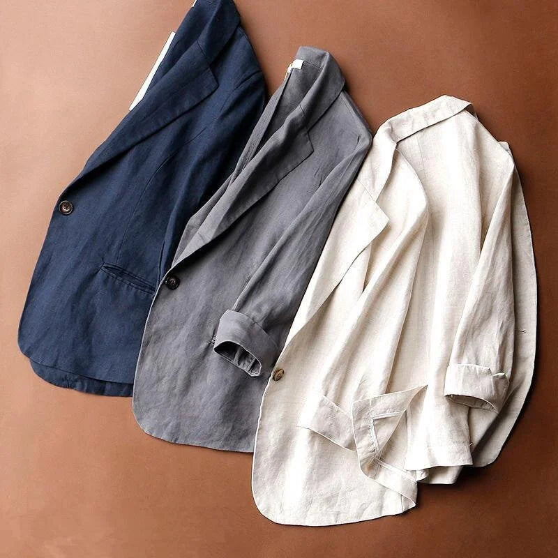 Alena | Linen Blazer
