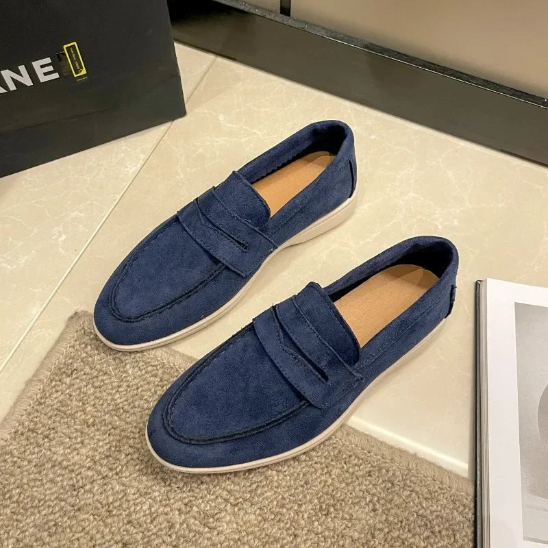 Esme – Retro Suede Comfort Loafers
