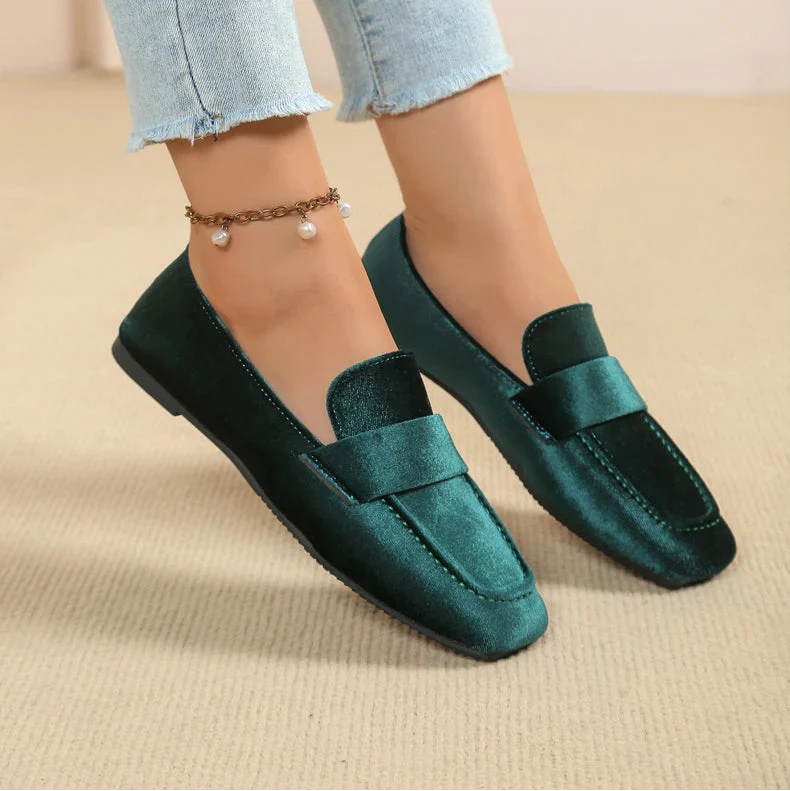 Tavira – Elegant Velour Casual Loafers