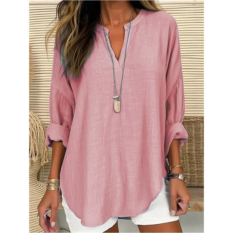 Mara – Breezy V-Neck Top