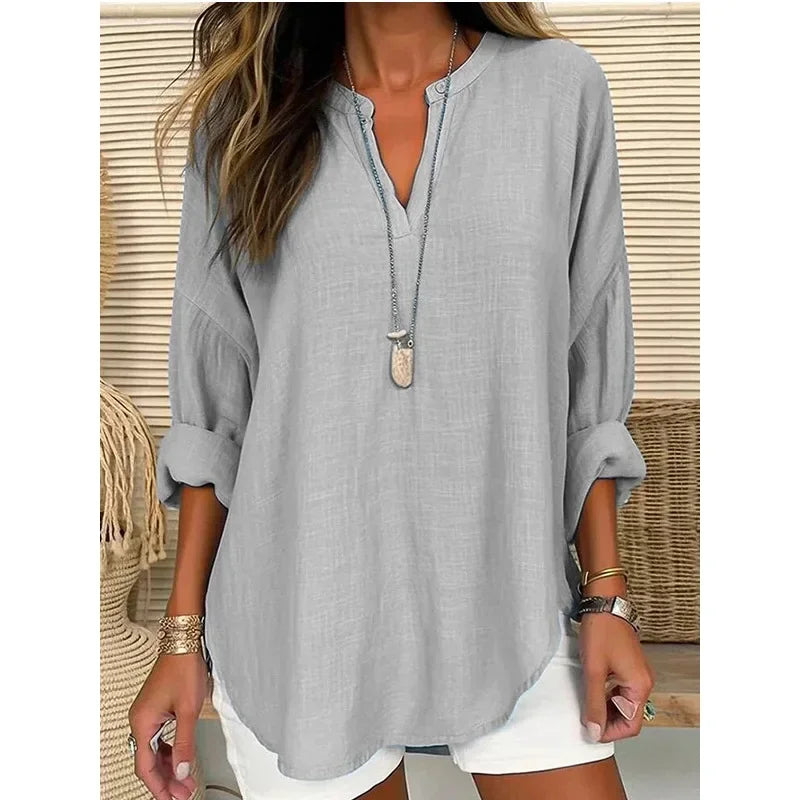 Mara – Breezy V-Neck Top
