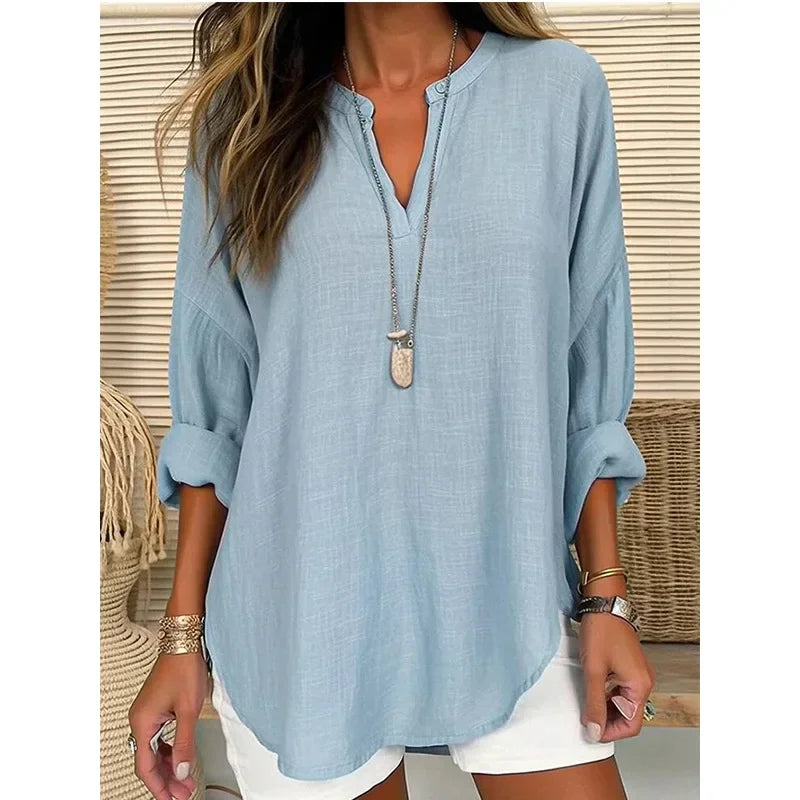 Mara – Breezy V-Neck Top