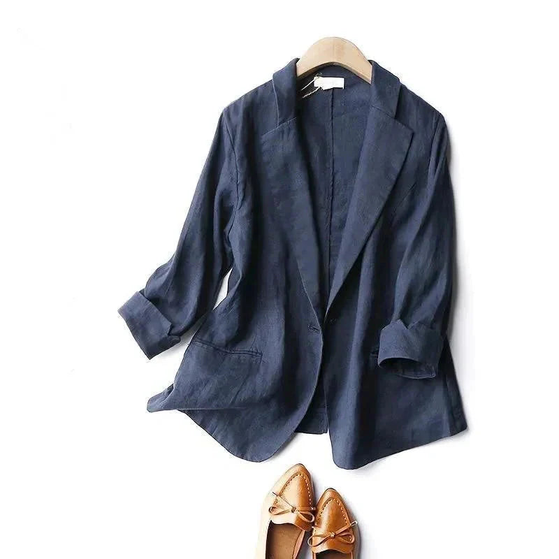 Alena | Linen Blazer