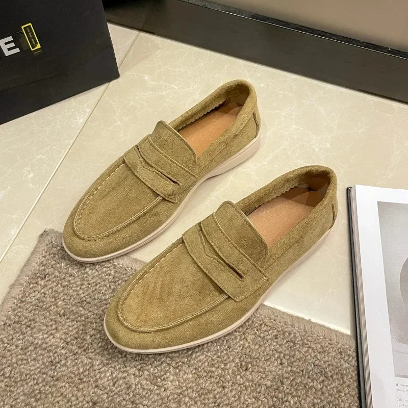 Esme – Retro Suede Comfort Loafers
