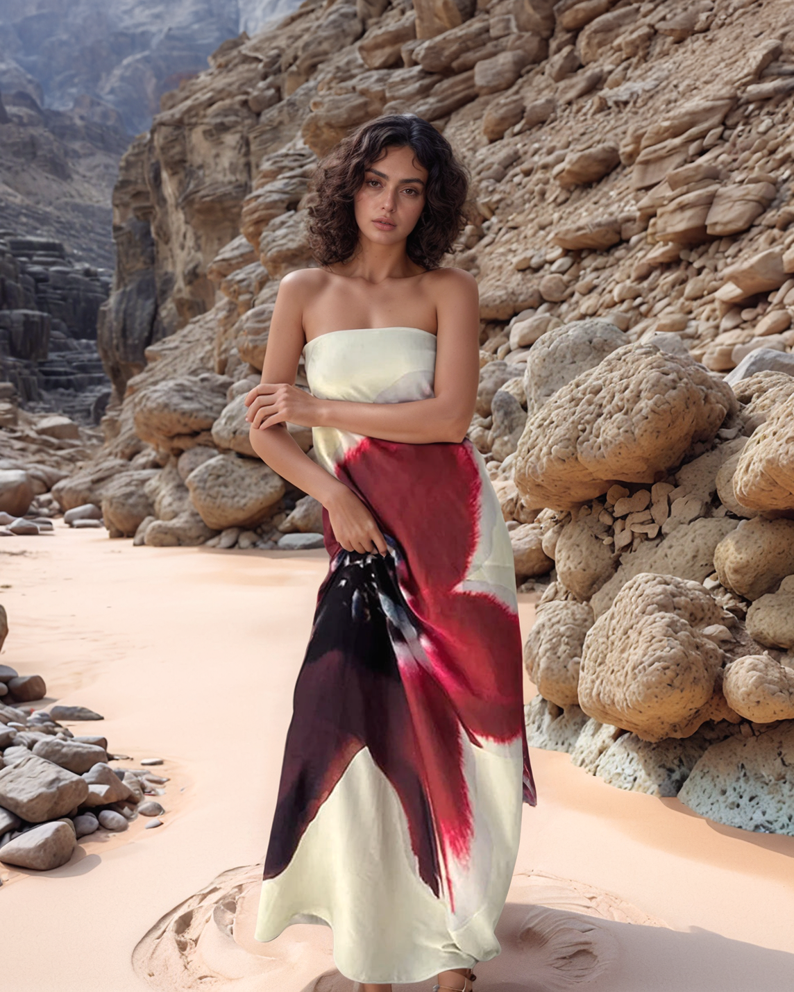Orchid – Cream Tube Dress