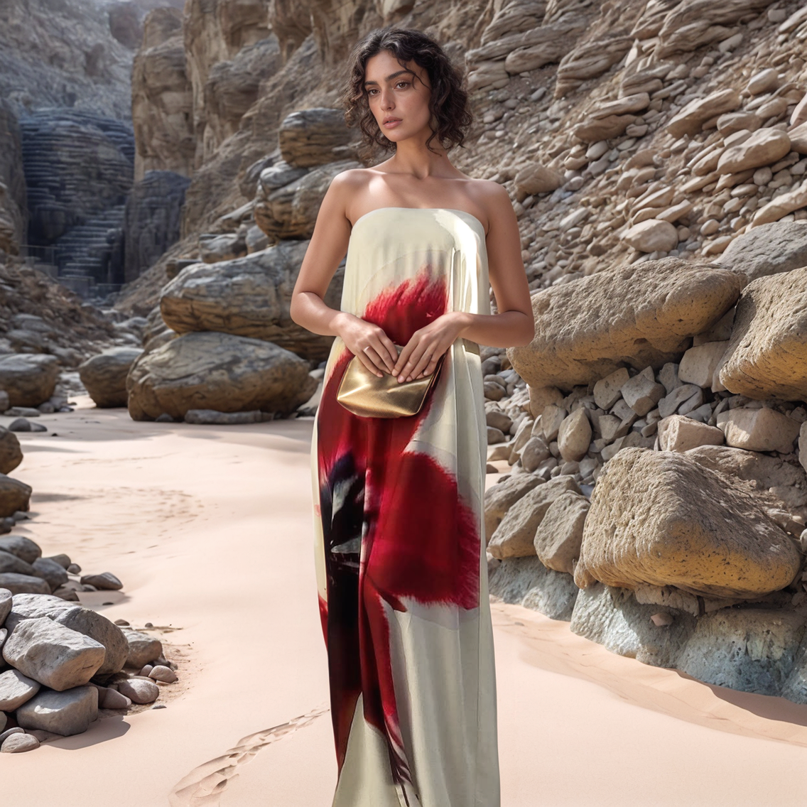 Orchid – Cream Tube Dress