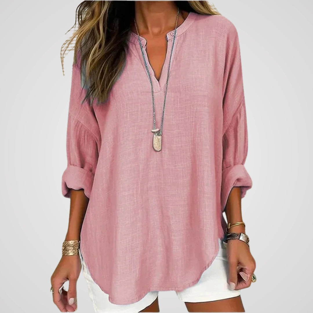 Mara – Breezy V-Neck Top